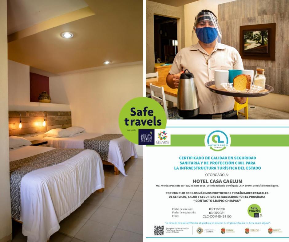 Hotel Casa Caelum Comitan de Dominguez Eksteriør bilde